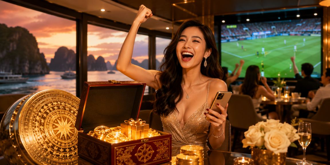 Người chơi trải nghiệm cá cược trực tuyến tại khu vực Vịnh Hạ Long Việt Nam