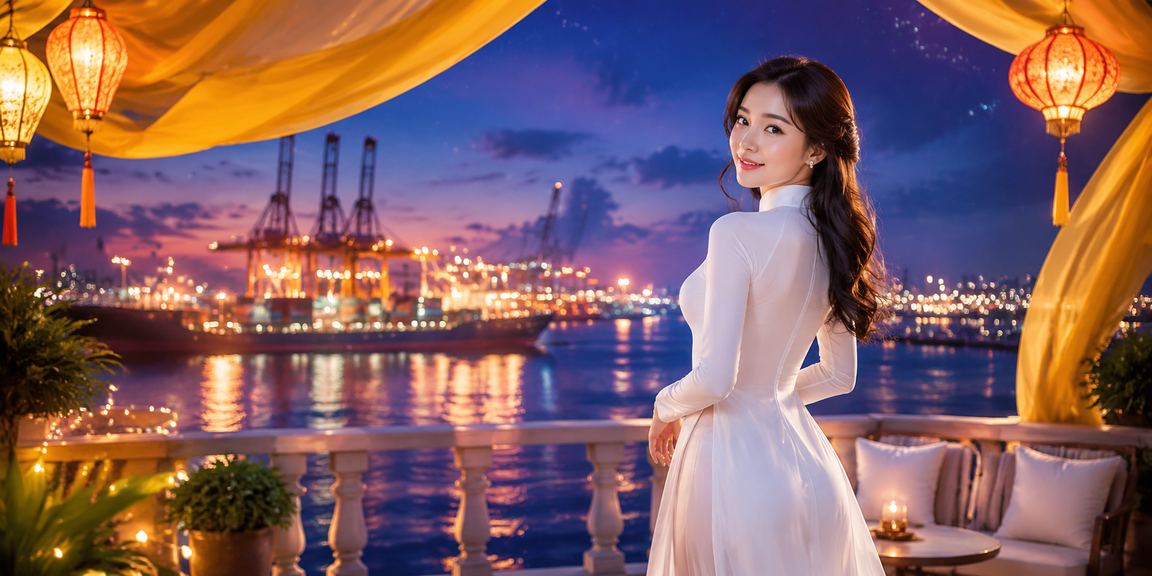 Không gian giải trí VIP với áo dài truyền thống tại Hội An trên nền tảng air4
